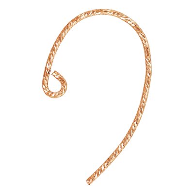 Sparkle Bass Clef Ear Wire .028" (0.71mm) Sparkle Bass Clef Ear Wire .028" (0.71mm)
