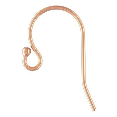Ball End Ear Wire 11.5x20.0mm (0.66mm) Ball End Ear Wire 11.5x20.0mm (0.66mm)