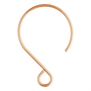 15.5x23.5mm Balloon Ear Wire .032" (.81mm)