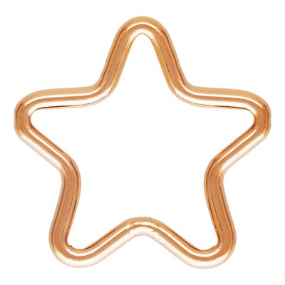 10.5mm Star Jump Ring (0.89mm wire) CL 10.5mm Star Jump Ring (0.89mm wire) CL