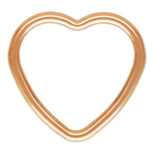 10.0mm Heart Jump Ring Closed