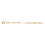 16" 2.5x6.5mm Flat Paperclip Chain