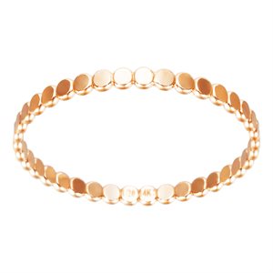 1.8mm Flat Beaded Ring US Ring Size 9