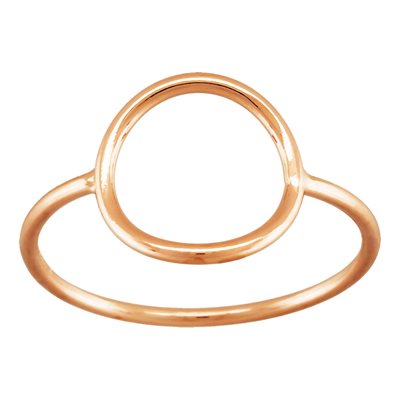 10mm Open Circle Ring (1mm Wire) Size 5