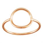 10mm Open Circle Ring (1mm Wire) Size 5