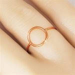 10mm Open Circle Ring (1mm Wire) Size 5