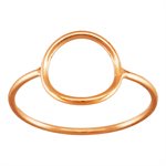 10mm Open Circle Ring (1mm Wire) Size 7