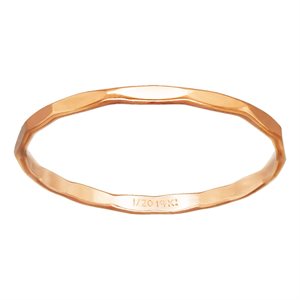 Hammered Stacking Ring Size 6