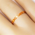 2.4mm Woven Ring Size 7