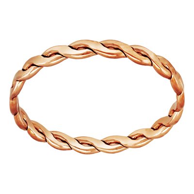 2.4mm Woven Ring Size 8