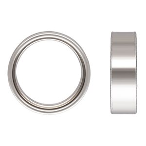 Open Back Bzl For 4mm Cabochon (1.5mm High)