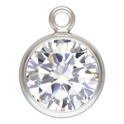 6.0mm White 3A CZ Bezel Drop AT 6.0mm White 3A CZ Bezel Drop AT