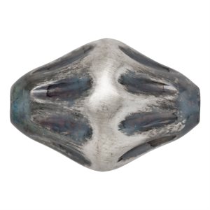 6.0x9.0mm Navajo Style Oval Textured Pearl 1.1mm Hole