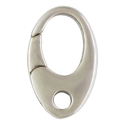 Medium Oval No-Trigger Clasp (9.0x15.0mm)