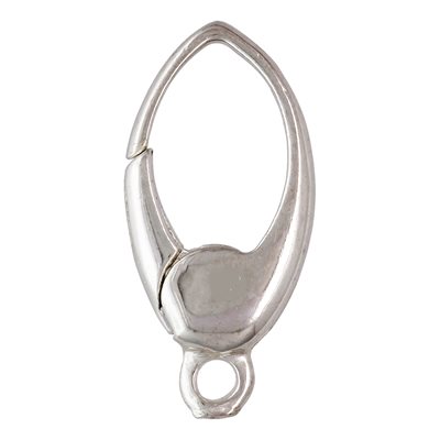 6.4x14.3mm Oval No Trigger Clasp w / Ring 6.4x14.3mm Oval No Trigger Clasp w / Ring