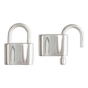 Small Padlock Clasp (9.0x12.0mm)