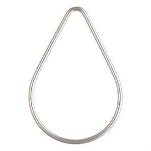 Teardrop Jump Ring 1.02x29x20mm Closed AT