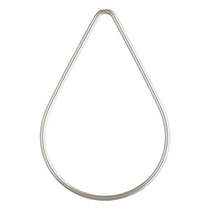 Teardrop Jump Ring 1.02x37.5x25mm Closed AT