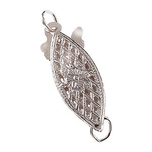 5.9x14.7mm Filigree Pearl Clasp RH