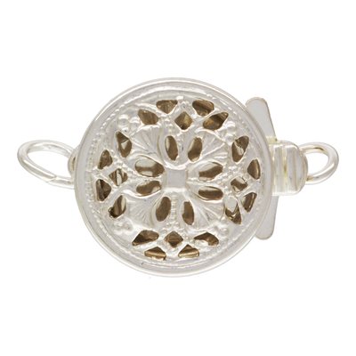 9.0mm Round Filigree Pearl Clasp AT 9.0mm Round Filigree Pearl Clasp AT