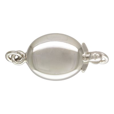 8.0x10.0mm Oval Clasp w / Extra Ring AT