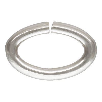 Oval Jump Ring 22ga 0.64x3.0x4.6mm AT