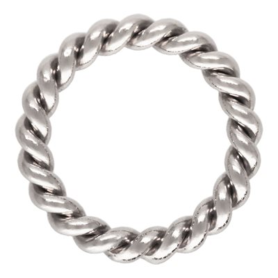 Twisted Jump Ring 20.5ga 0.76x5.0mm CL AT