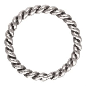 Twisted Jump Ring 20.5ga 0.76x6.0mm Closed AT