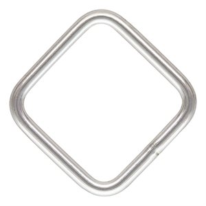 Jump Ring Square 20ga (.81x8.0x8.0mm)CL AT