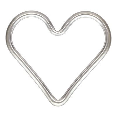 Heart Jump Ring .040x.590 (1.0x15.0mm) CL AT