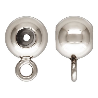 4.0mm Bead w / Closed Ring (0.5mm ID Silicone) AT 4.0mm Bead w / Closed Ring (0.5mm ID Silicone) AT