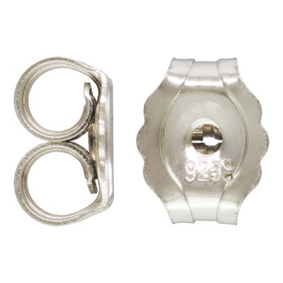 Light Earring Back (3.8x4.6mm) AT Light Earring Back (3.8x4.6mm) AT