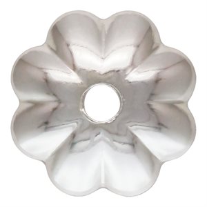 5.0mm Flower Bead Cap 1.0mm Hole AT
