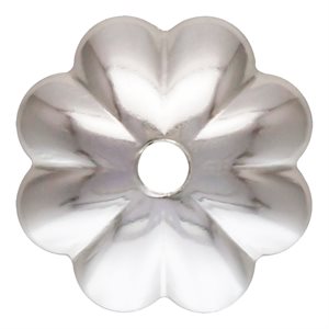 6.0mm Flower Bead Cap 1.0mm Hole AT