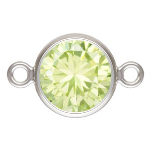 6.0mm Lime 3A CZ Bezel Connector AT
