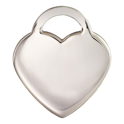 17x19.0mm Heart Disc (0.5mm Thick) AT