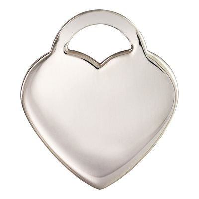 17x19.0mm Heart Disc (0.5mm Thick) AT 17x19.0mm Heart Disc (0.5mm Thick) AT
