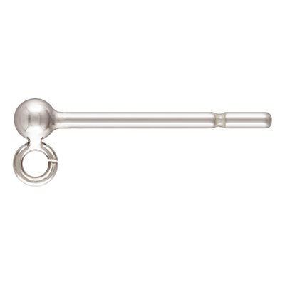2.0mm Ball Earring w / Ring SPAT 2.0mm Ball Earring w / Ring SPAT