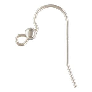 Ear Wire w / 3.0mm Bead (0.76mm) AT