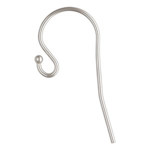 Ball End Ear Wire 11.5x20.0mm (0.66mm) AT