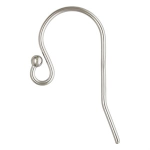 Ball End Ear Wire 11.5x20.0mm (0.66mm) AT