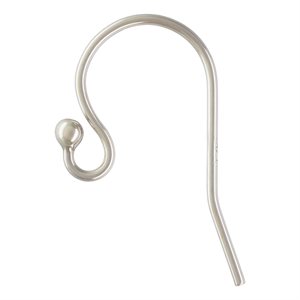 Ball End Ear Wire 11.5x20.0mm (0.76mm) AT