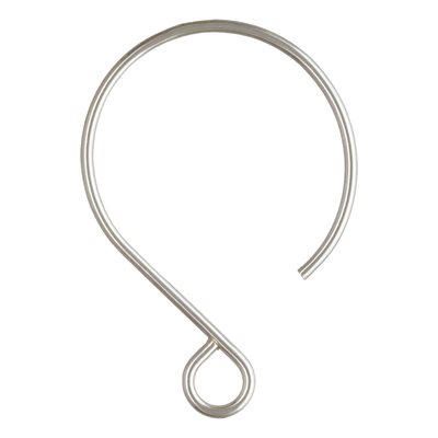 15.5x23.5mm Balloon Ear Wire .032" (.81mm)AT