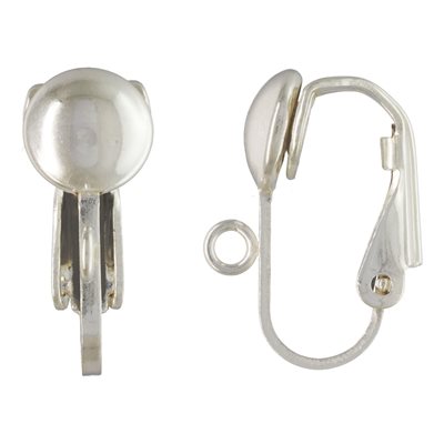 Ear Clip w / 6.5mm Half Bead & Ring SPAT Ear Clip w / 6.5mm Half Bead & Ring SPAT