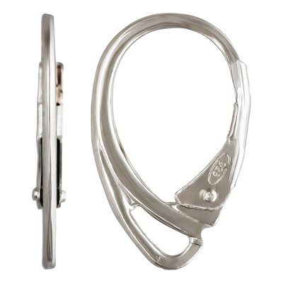 Oval Leverback w / Closed Ring AT Oval Leverback w / Closed Ring AT