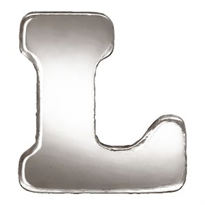 Block Letter 'L' Stamping (0.5mm Thick)