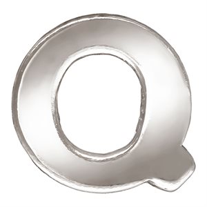 Block Letter 'Q' Stamping (0.5mm Thick)