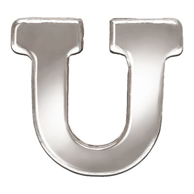 Block Letter 'U' Stamping (0.5mm Thick) Block Letter 'U' Stamping (0.5mm Thick)