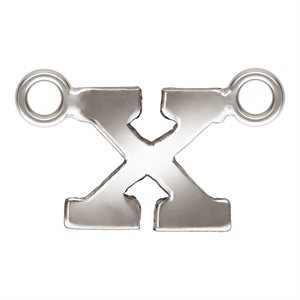 Block Letter 'X' Connector (0.5mm Thick) AT