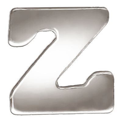 Block Letter 'Z' Stamping (0.5mm Thick)